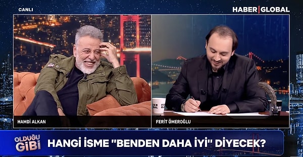 Oyunculuk performansı kadar açıklamalarıyla da ön plana çıkan Hamdi Alkan bu sefer de 'Olduğu Gibi' programına konuk oldu.