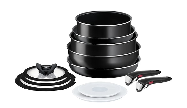 5. Hepsiburada’da indirimde olan bu Tefal L15392 Ingenio Titanyum 1X SimpleCook 12 Parça Büyük Tava ve Tencere Seti hemen keşfedin!