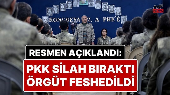 Terörsüz Türkiye'de Beklenen Oldu: PKK Kendisini Feshettiğini Duyurdu