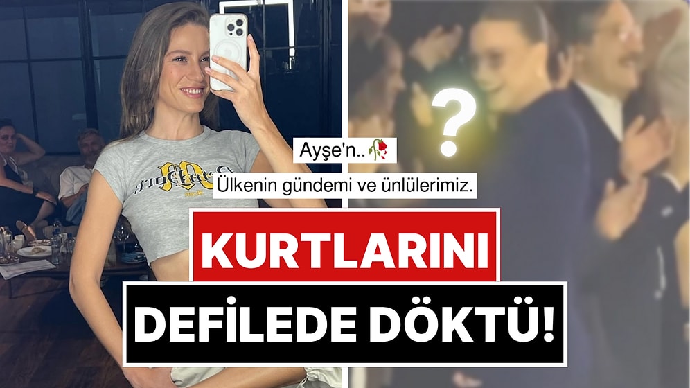 Tam Gaz Geri Döndü: Defilede Boy Gösteren Serenay Sarıkaya Yarınlar Yokmuşçasına Göbek Attı!