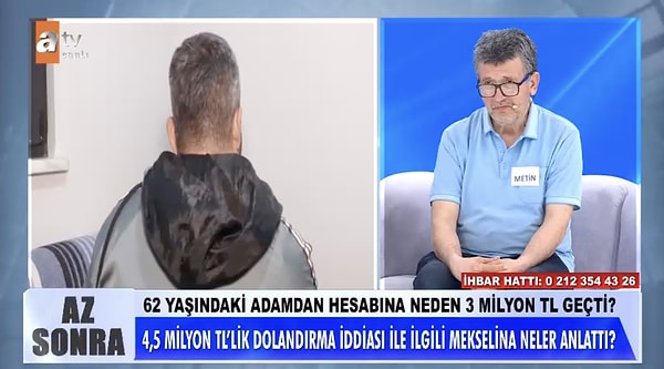 Yayına damga vuran bir diğer isim ise Mekselina'nın eski patronu oldu. İddialarıyla oldukça dikkat çeken patron, bu fenomenin 'kanserim' diyerek eşini dolandırdığını da açıkladı.