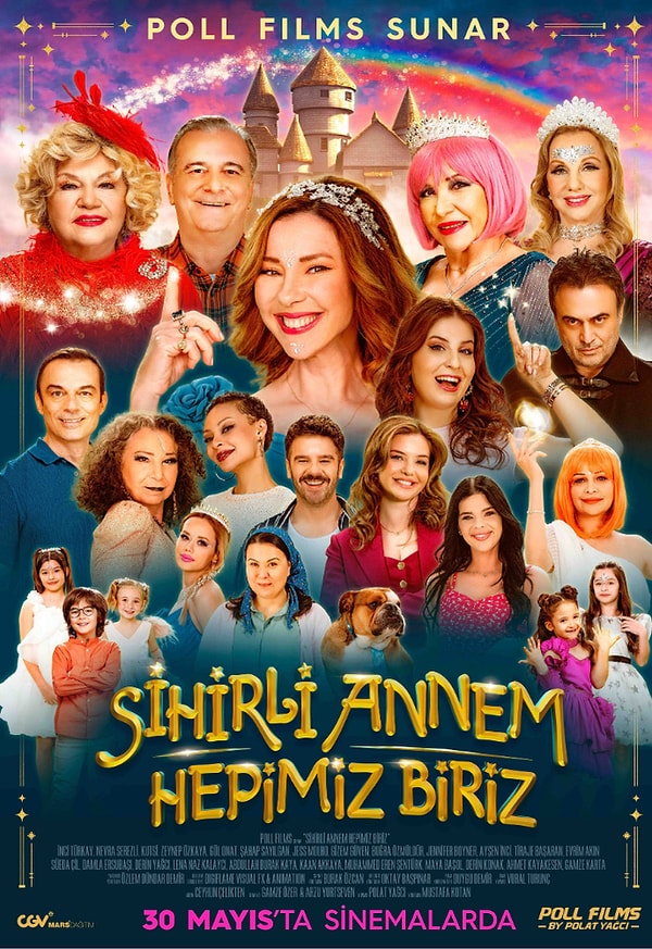 Büyük bir kesimin nefesini tutup beklediği Sihirli Annem: Hepimiz Biriz filminin ana afişi yayınlandı.
