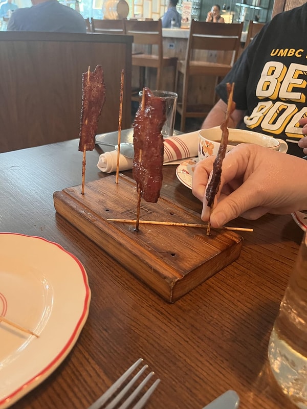 9. Lollipop bacon...