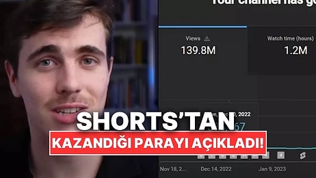 100 Gün Boyunca YouTube Shorts'a Video Yükleyen Adam Ne Kadar Kazandığını Açıkladı