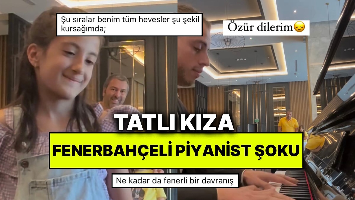 Küçük Kız, Piyanistin “Aşkın Olayım” Çalmasını İstedi: Fenerbahçeli Adam 100. Yıl Marşı’yla Cevap Verdi