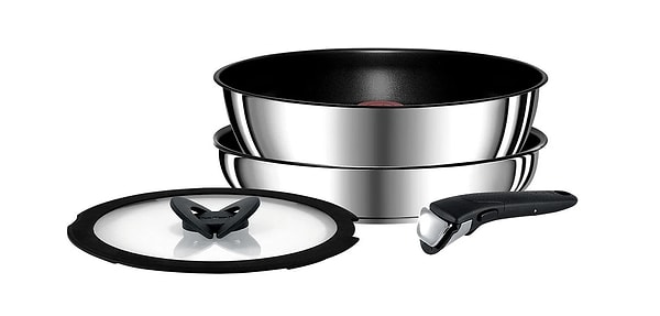 8. Hepsiburada’da indirimli Tefal Titanium Ingenio Preference tencere seti, dayanıklı yapısı ve çıkarılabilir saplarıyla kullanım kolaylığı sunuyor.