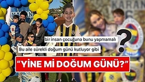 Fahriye Evcen ve Burak Özçivit çiftinin doğum günü kutlamaları her sene gündeme damga vuruyor, oğullarının yeni yaşlarını farklı konseptlerle kutlayan ikili her seferinde başka boyuta taşıdıkları organizasyonlarla çığır açıyor.