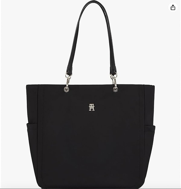 3. Tommy Hilfiger TH Spring Tote Kadın Çanta, ikonik tasarımı ve geniş iç hacmiyle Amazon’da indirimde!