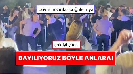 Zonguldak’ta Üniversite Şenliğinde Öğrencilere Eşlik Ederek Dans Eden Güvenlik Görevlisi İçimizi Isıttı!