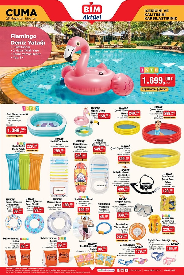 Flamingo Deniz Yatağı 1.699 TL