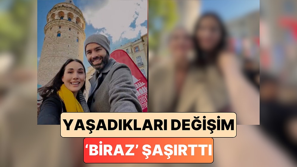 Değişim Şaşırttı: 2021'de Galata Kulesi'nin Önünde Fotoğraf Çekilen Çift Yıllar Sonra Aynı Pozu Canlandırdı