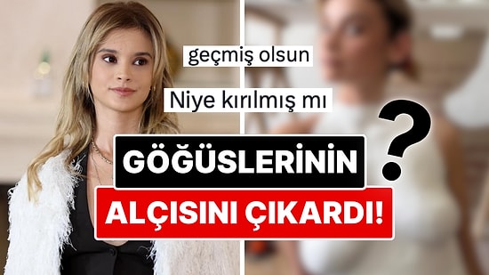 Alçıyla Göğüslerinin Kalıbını Çıkartan Oyuncu Serra Pirinç X'te Goygoyculara Büyük Malzeme Çıkarttı!
