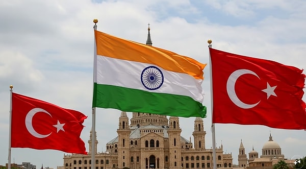 Hindistan'dan Türkiye'ye boykot çağrısı. Görseli