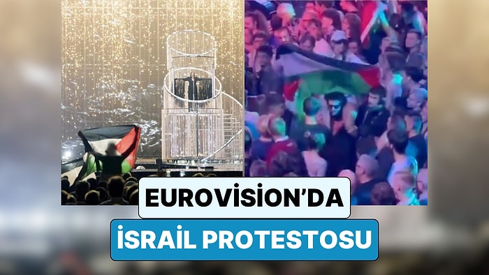 Eurovision 2025'te İsrail Temsilcisi Yuval Raphael Filistin Bayrağı ve Düdüklerle Protesto Edildi