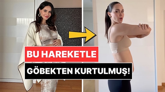 Göbeği Bu Hareketle Dümdüz Yapmış: Zeynep Demirel Karın Sıkılaştırıcı Egzersizini Uygulamalı Olarak Gösterdi!