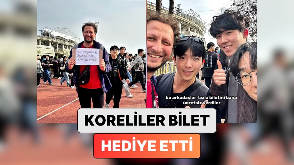 Coldplay'in Konser Alanında “Biletim Yok” Yazılı Bir Kartonla Gezen Türke Koreliler Bilet Hediye Etti