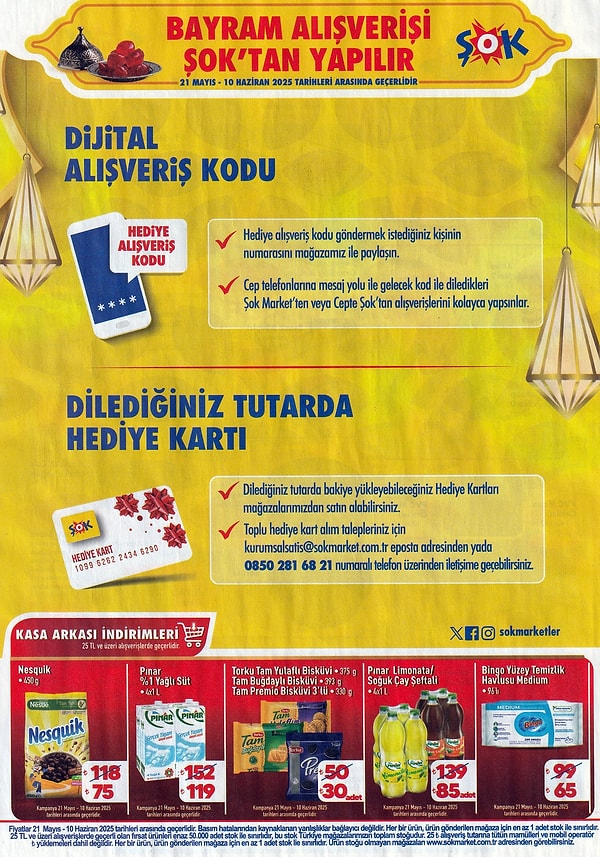 Kasa arkası ürünleri
