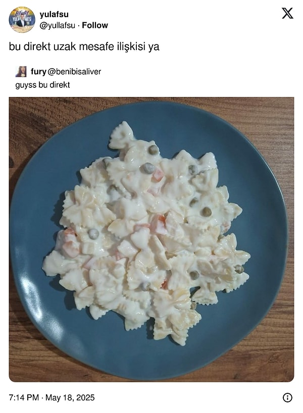 Makarna salatası kelebek makarnayla olmaz, iyiliğin için söylüyorum.