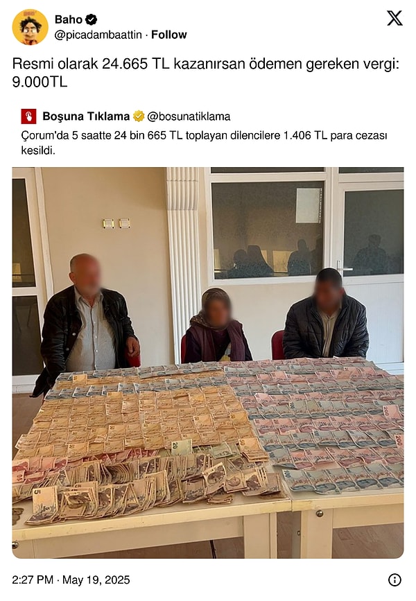 Şöyle de bir durum var...