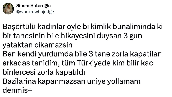 Bu görüşe karşı çıkan uzun bir paylaşım geldi.
