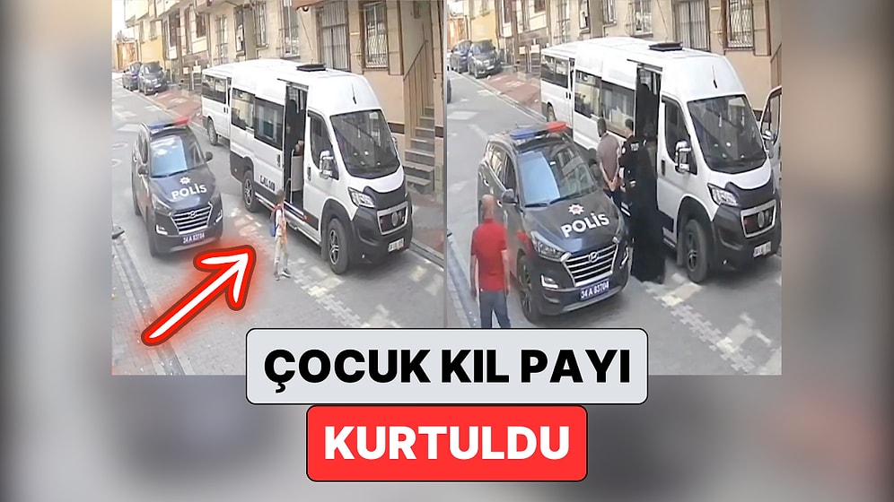 Esenyurt'ta Bir Servisin Dikkatsizce İndirdiği Öğrenci Polis Aracının Altında Kalmaktan Kıl Payı Kurtuldu