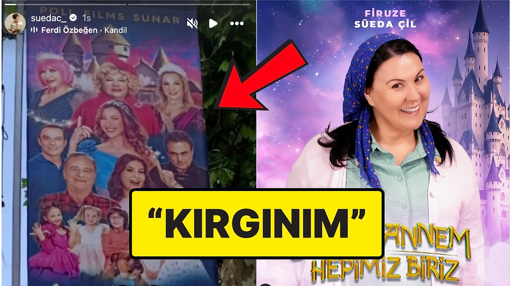 Sihirli Annem'in Firuze'si Süeda Çil, Kendini Afişte Göremeyince Fena Sitem Etti