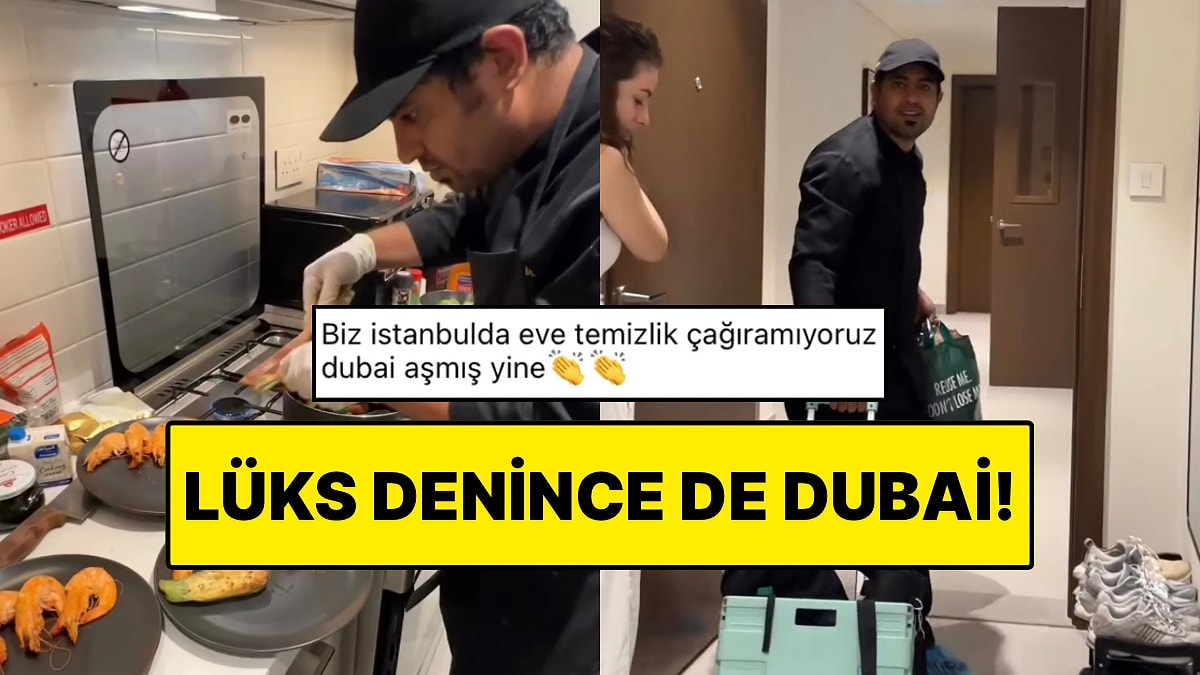 Yemek Yapmaya Üşenen Çift, Dubai’de Eve Şef Çağırdıkları Hizmeti Paylaştı