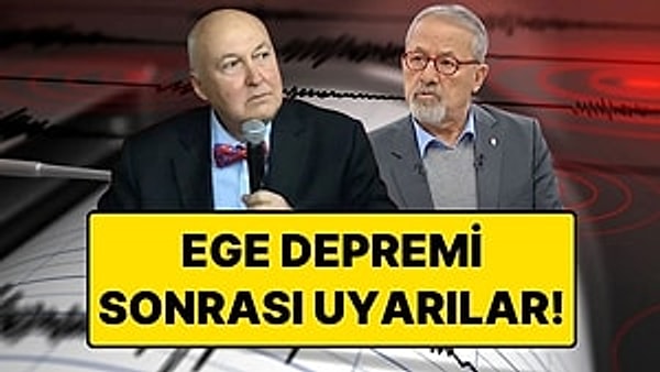 Ege Denizi’nde sabah saatlerinde meydana gelen 6 büyüklüğündeki deprem sonrasında deprem uzmanlarından arka arkaya açıklama geldi.