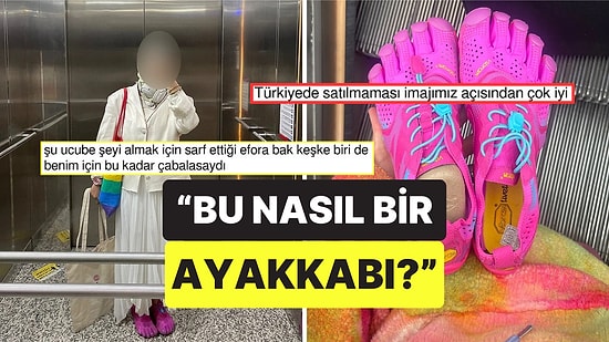 X Kullanıcısının Yurt Dışından İkinci El Aldığı Bi' Garip Ayakkabı Kullanıcıların Diline Düştü