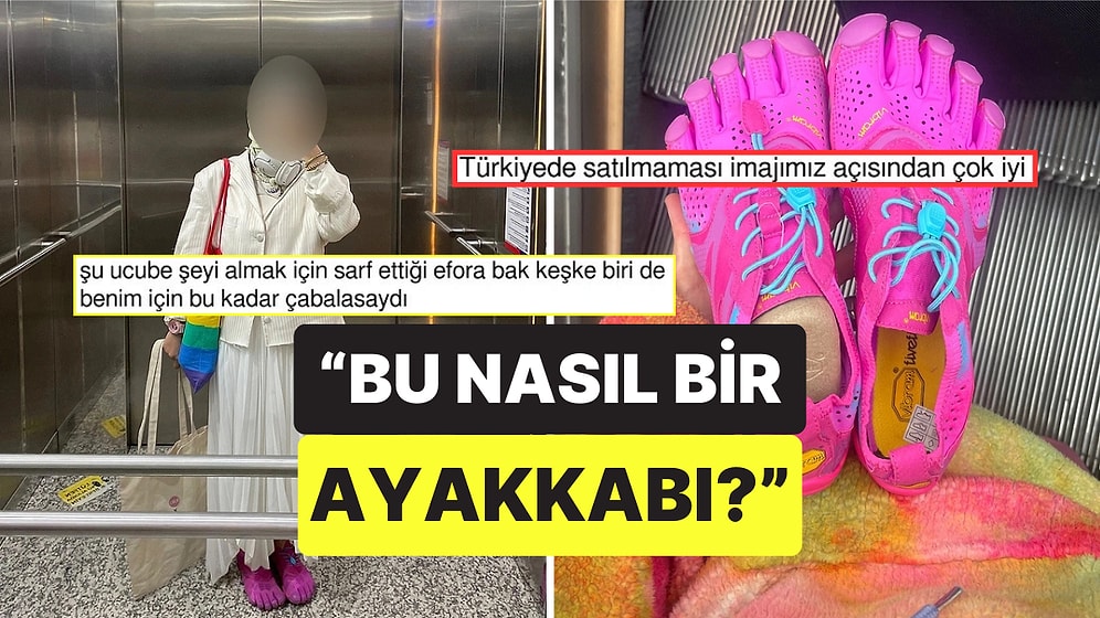 X Kullanıcısının Yurt Dışından İkinci El Aldığı Bi' Garip Ayakkabı Kullanıcıların Diline Düştü