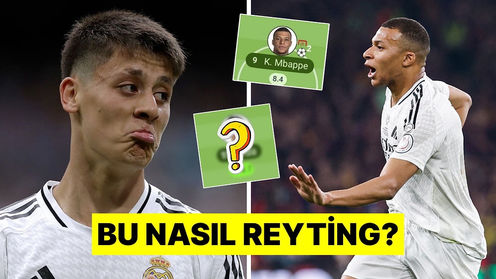 Sociedad Maçında İki Gol Atan Mbappe Bile Arda'yı Geçemedi