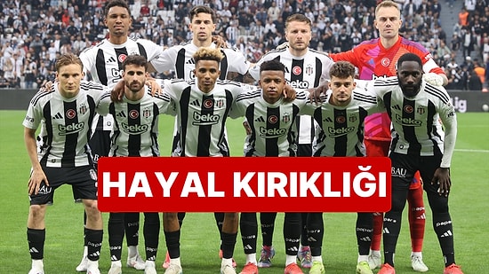 Beşiktaş Sezonun Son İç Saha Maçında Fırsat Tepti