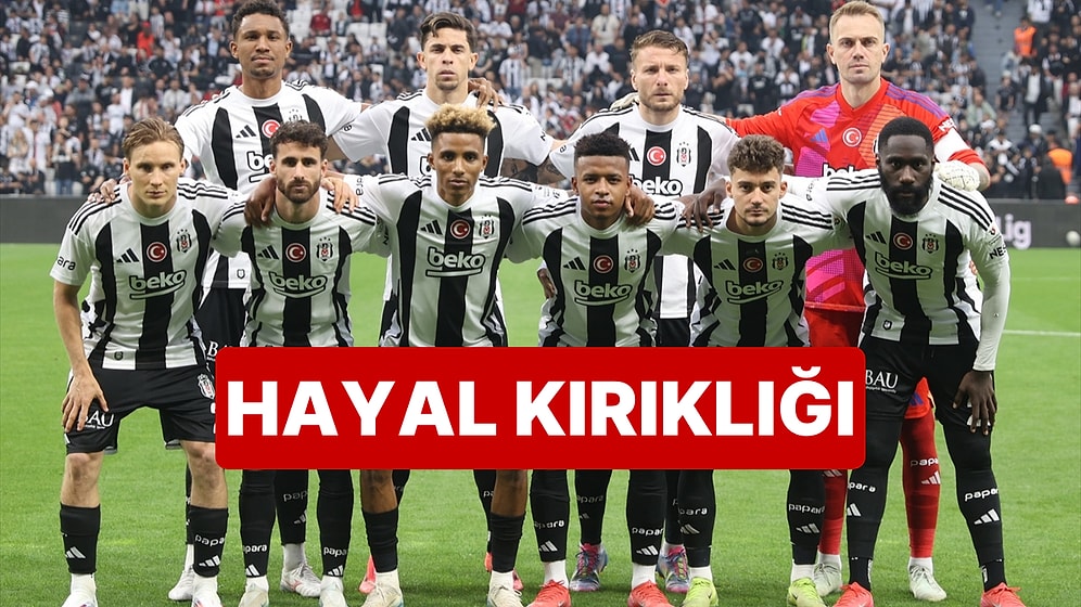 Beşiktaş Sezonun Son İç Saha Maçında Fırsat Tepti