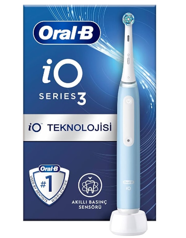 Oral-B iO 3 Mavi Şarjlı Elektrikli Diş Fırçası