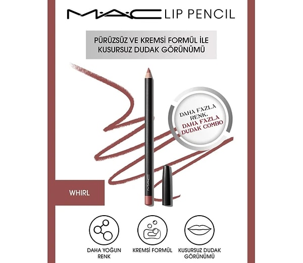 Mac Kremsi Kalıcı Dudak Kalemi Görseli