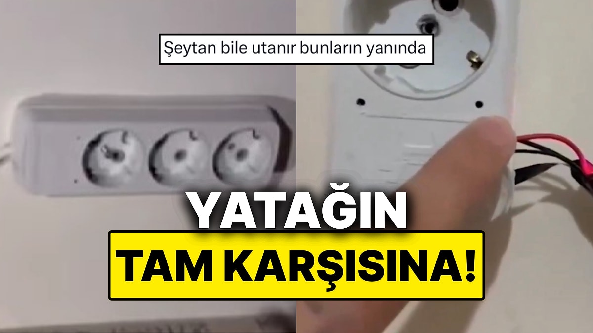 Yatağın Tam Karşısına! Evini Günlük Kiralayan Bir Şahsın Prizlere Gizli Kamera Yerleştirdiği Ortaya Çıktı