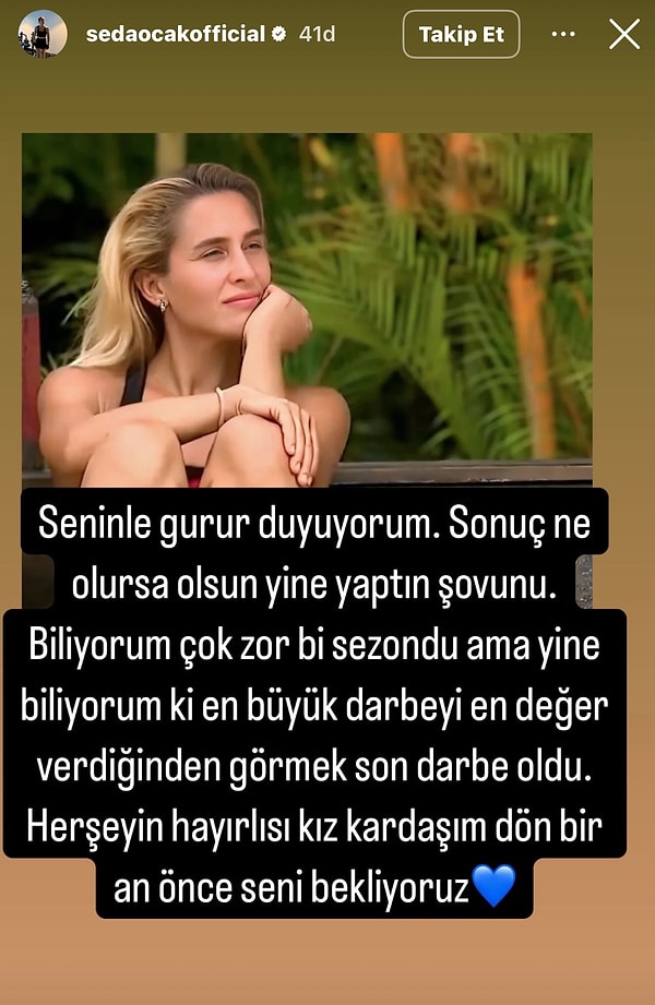 Seda'nın o paylaşımı:
