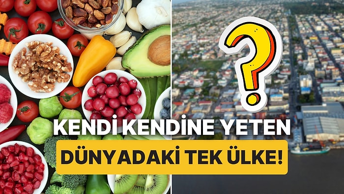 Dünyada Sadece Tek Bir Ülkenin İhtiyacı Olan Bütün Gıdayı Ürettiği Ortaya Çıktı!