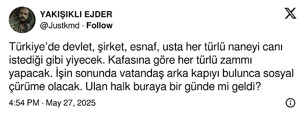 Bunun bir sonuç olduğunu söyleyen de var...