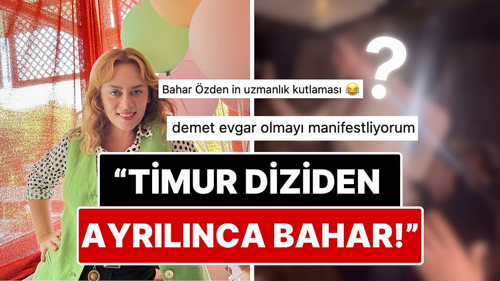 Bahar Dizisinin Başrolü Demet Evgar'ın Ekip Yemeğinde "Ümit Hırsızı" Performansıyla Coştuğu Anlar Olay Oldu!