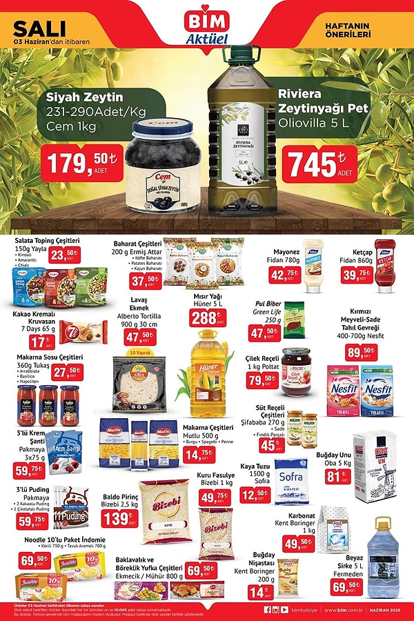 3 Haziran Bim Haftanın Önerileri Kataloğu