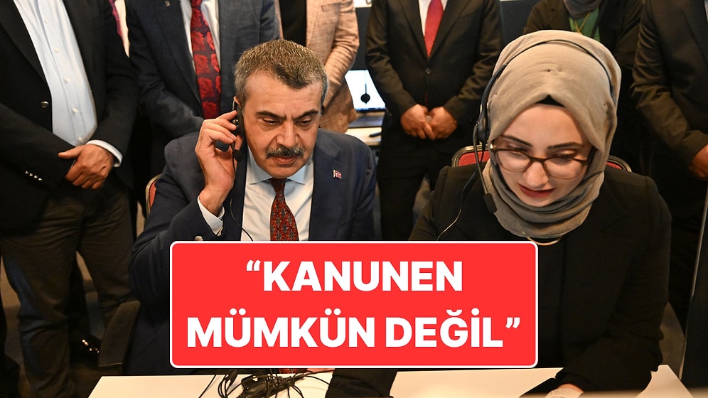 Bakan Yusuf Tekin’den Erken Yaz Tatili Açıklaması: "Kanunen Mümkün Değil"