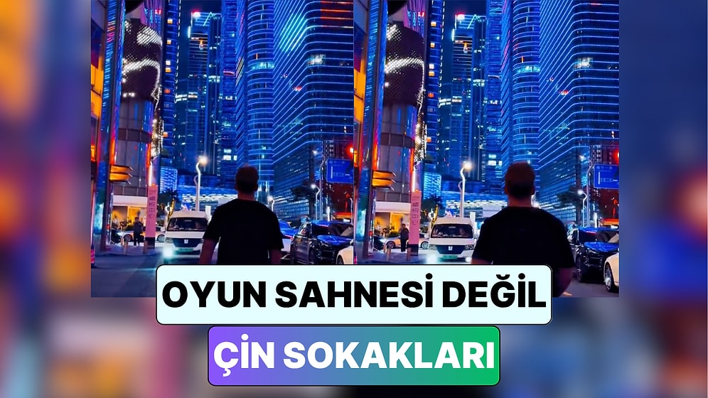 Çin'in Shenzen Şehrinde Yaşayan Bir Adam Gece Evine Giderken Yürüdüğü Yolu Paylaştı