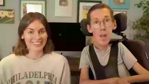 Shane Burcaw ve Hannah Aylward, 2020 yılında dünyaevine girdiler.