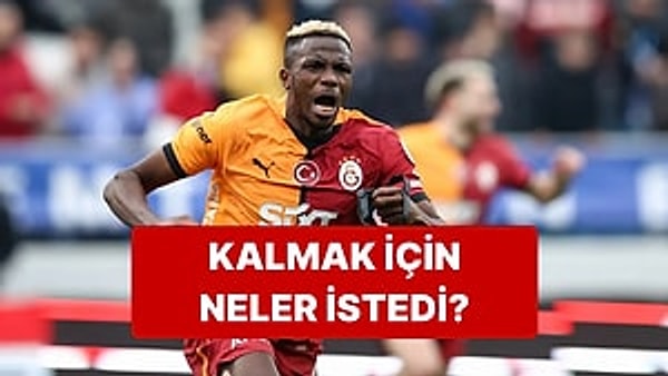 Victor Osimhen’in geleceğiyle ilgili belirsizlik sürerken, yıldız golcüye Suudi Arabistan’dan cazip teklifler olduğu konuşuluyor.