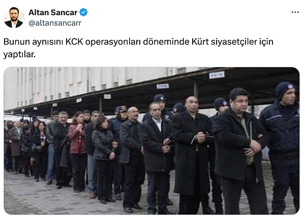 Gazeteci Altan Sancar da görüntüler hakkında şu yorumu yaptı 👇