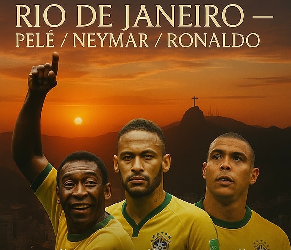 🇧🇷 1. Rio de Janeiro – Pelé / Neymar / Ronaldo Görseli