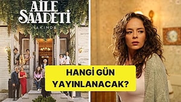 ATV'nin yeni yaz dizisi Aile Saadeti için geri sayım başladı. Kadrosuyla parlayan Aile Saadeti dizisinin hangi gün yayınlanacağı merak konusu olurken beklenen haber geldi. Aile Saadeti dizisinin yayın gününü Birsen Altuntaş açıkladı.