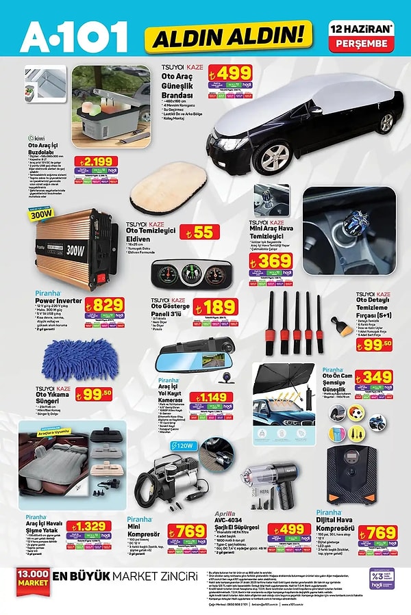 Araç İçi Buzdolabı 2199 TL