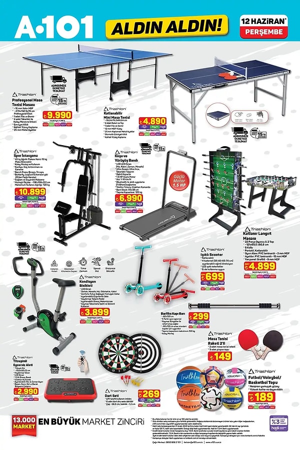 Profesyonel Masa Tenisi Masası 9990 TL